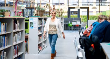 Op de foto: Ester Ottenhoff van RSG Magister Alvinus in Sneek